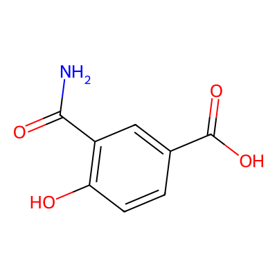 Chemical structure of 5-Carboxylic acid salicylamide Impurity