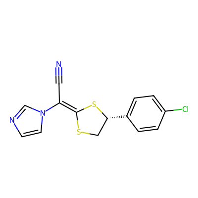 Chemical structure of Luliconazole Impurity A