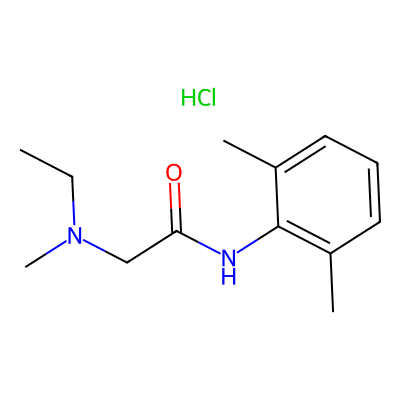 Chemical structure of Lidocaine EP Impurity K (HCl salt)
