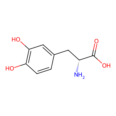 Chemical structure of Levodopa EP Impurity D