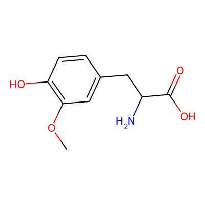Chemical structure of Levodopa Related Compound B