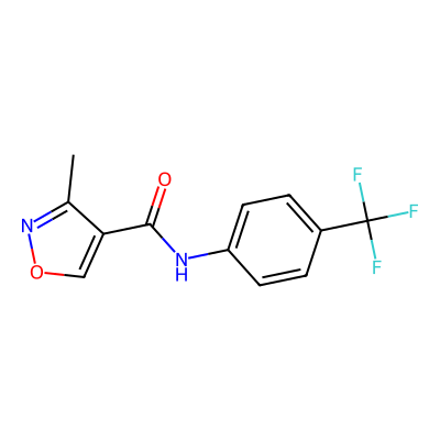 Chemical structure of Leflunomide Impurity E