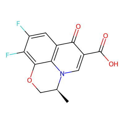 Chemical structure of Levofloxacin Impurity F