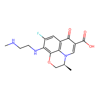 Chemical structure of Levofloxacin Impurity G