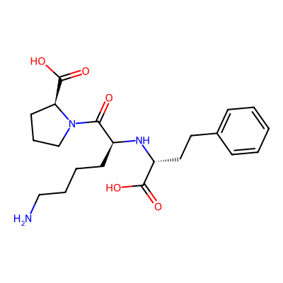 Chemical structure of Lisinopril EP Impurity E