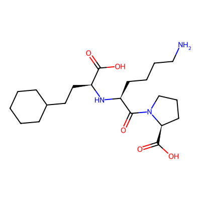 Chemical structure of Lisinopril EP Impurity F
