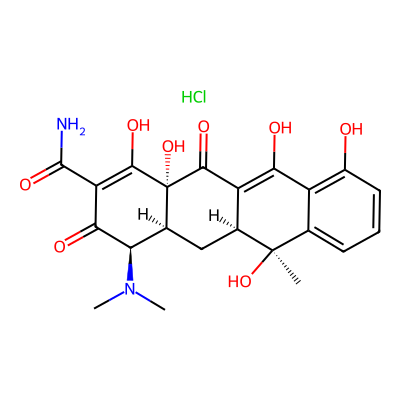 Chemical structure of Lymecycline Impurity A