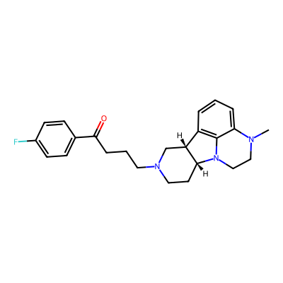 Chemical structure of Lumateperone Enatiomer