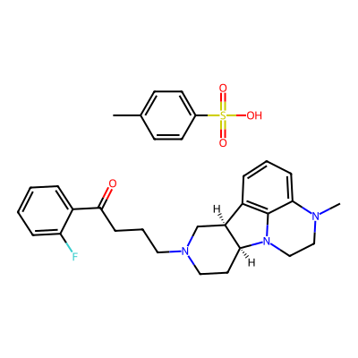 Chemical structure of Lumateperone Tosylate Ortho Isomer