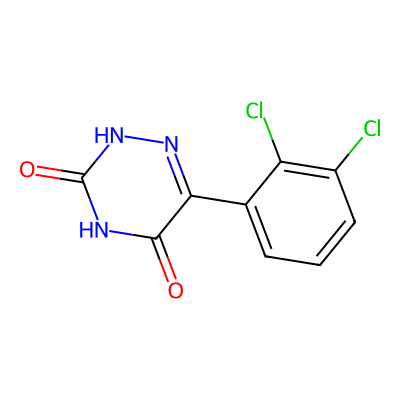 Chemical structure of Lamotrigine Impurity D