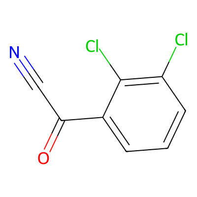 Chemical structure of 2,3-Dichlorobenzoyl Cyanide