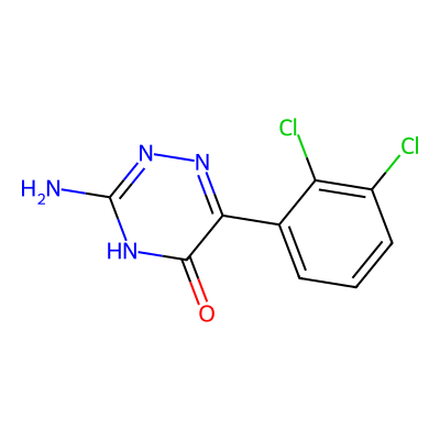 Chemical structure of Lamotrigine Related Compound C