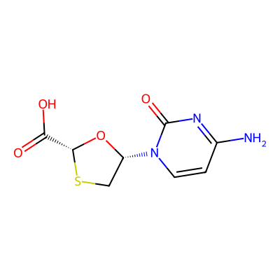 Chemical structure of Lamivudine EP Impurity A