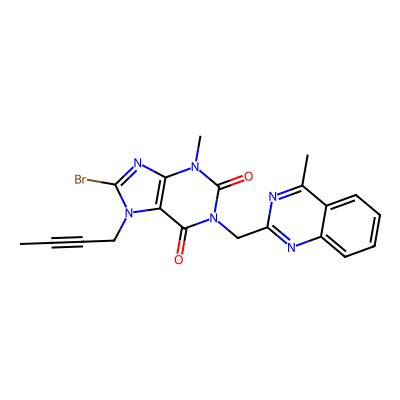 Chemical structure of Linagliptin Impurity B