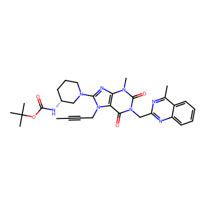 Chemical structure of Linagliptin Impurity A