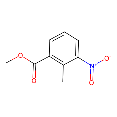 Chemical structure of Methyl 2-Methyl-3-Nitrobenzoate