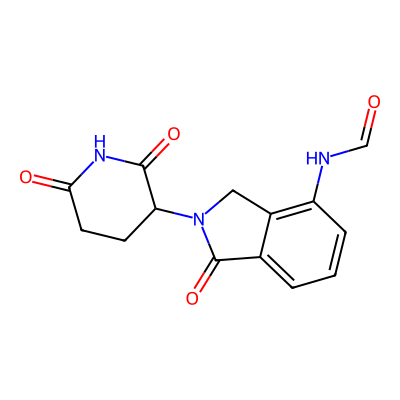 Chemical structure of Lenalidomide N-Formyl Impurity