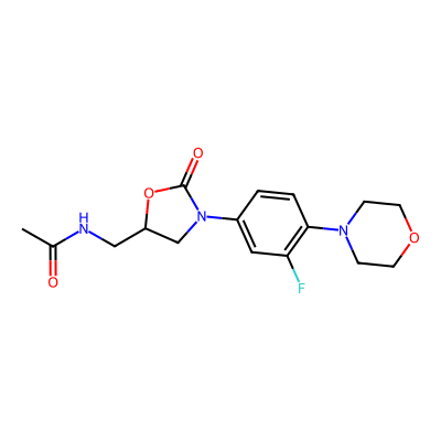 Chemical structure of Linezolid Racemic Mixture