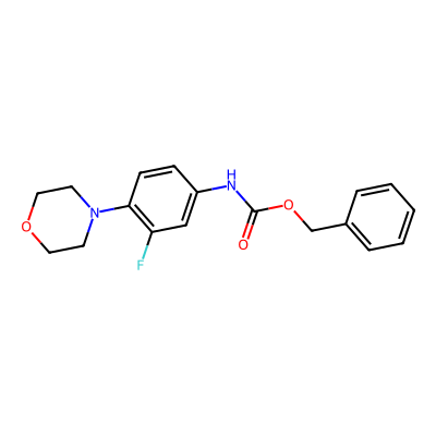 Chemical structure of Linezolid Benzyl Impurity