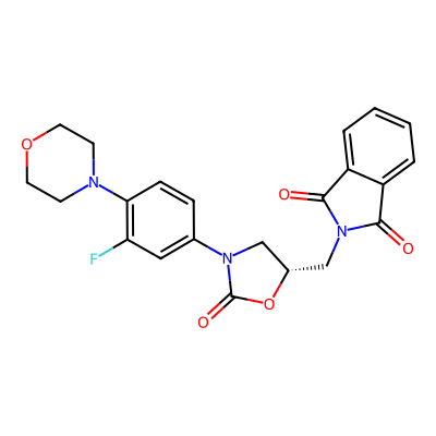 Chemical structure of Deacetamide Linezolid Phthalimide
