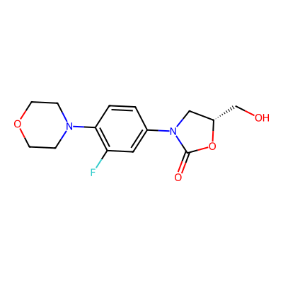 Chemical structure of Linezolid Hydroxy Impurity