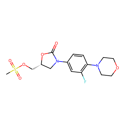 Chemical structure of Linezolid Related Compound D