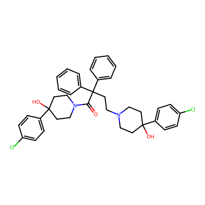 Chemical structure of Loperamide Impurity E