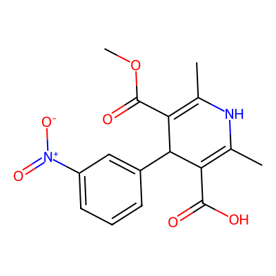 Chemical structure of Lercanidipine Impurity H
