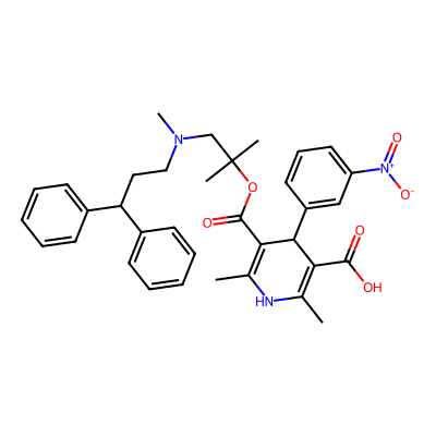Chemical structure of Lercanidipine Acid