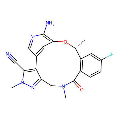 Chemical structure of Lorlatinib
