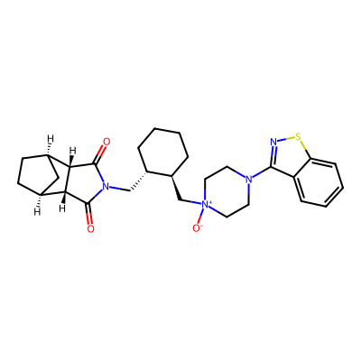 Chemical structure of Lurasidone Impurity 2