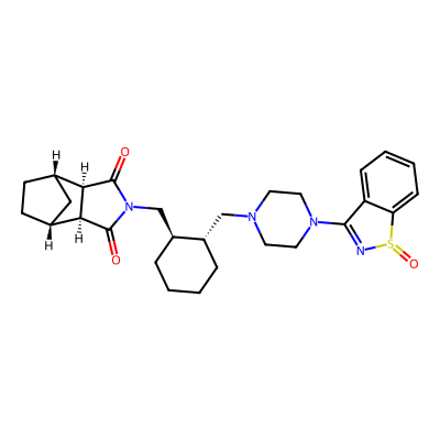 Chemical structure of Lurasidone Impurity 3