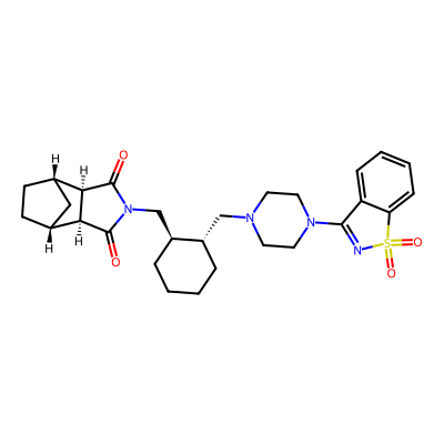 Chemical structure of Lurasidone Impurity 4