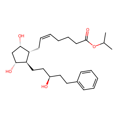 Chemical structure of Latanoprost related compound B