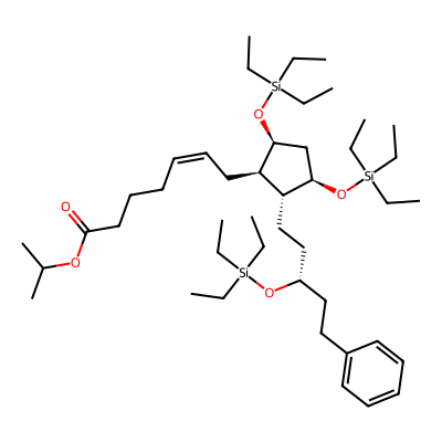 Chemical structure of Latanoprost related compound D