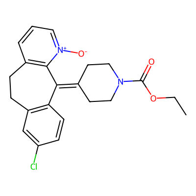 Chemical structure of Loratadine N-Oxide