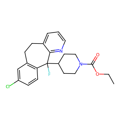 Chemical structure of Loratadine EP Impurity F
