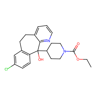 Chemical structure of Loratadine EP Impurity A