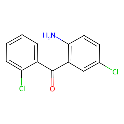 Chemical structure of Lorazepam Related Compound B