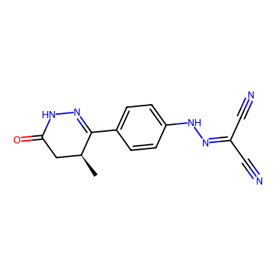 Chemical structure of Dextrosimendan
