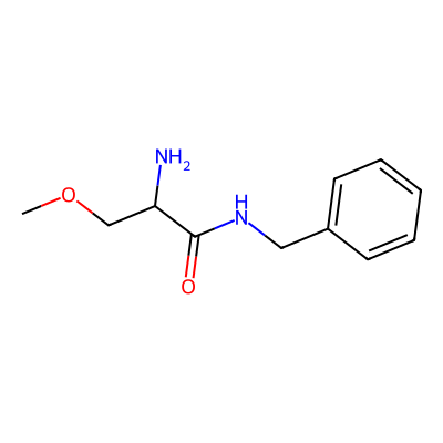Chemical structure of Lacosamide EP Impurity D (R-isomer)