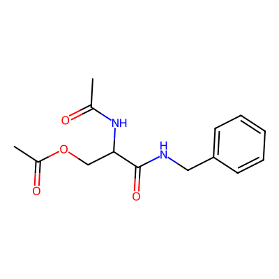 Chemical structure of Lacosamide USP Related Compound B