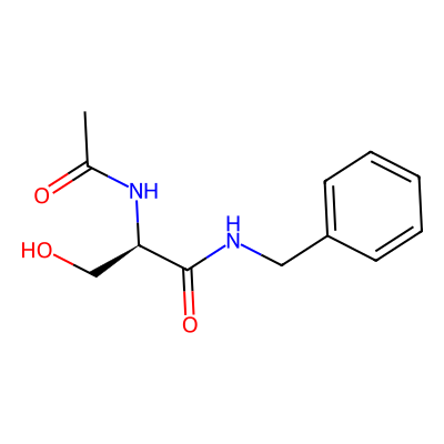 Chemical structure of Desmethyl Lacosamide