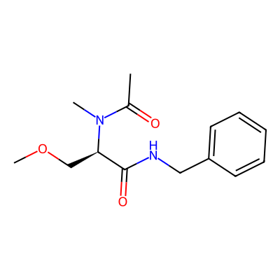 Chemical structure of Lacosamide EP Impurity C (R-isomer)