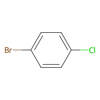 Chemical structure of 4-Chlorobromobenzene