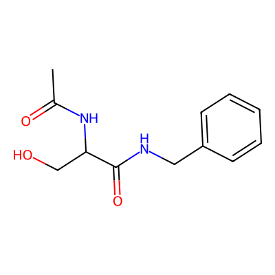 Chemical structure of Lacosamide EP Impurity F