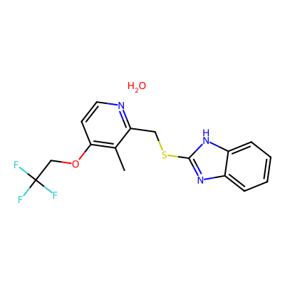Chemical structure of Lansoprazole USP Related Compound B