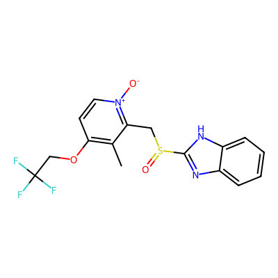 Chemical structure of Lansoprazole Impurity A