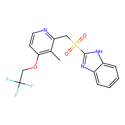 Chemical structure of Lansoprazole Related Compound A