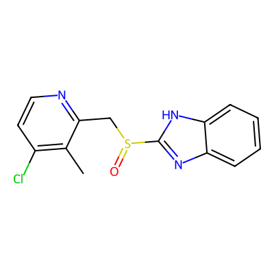 Chemical structure of Lansoprazole Impurity F